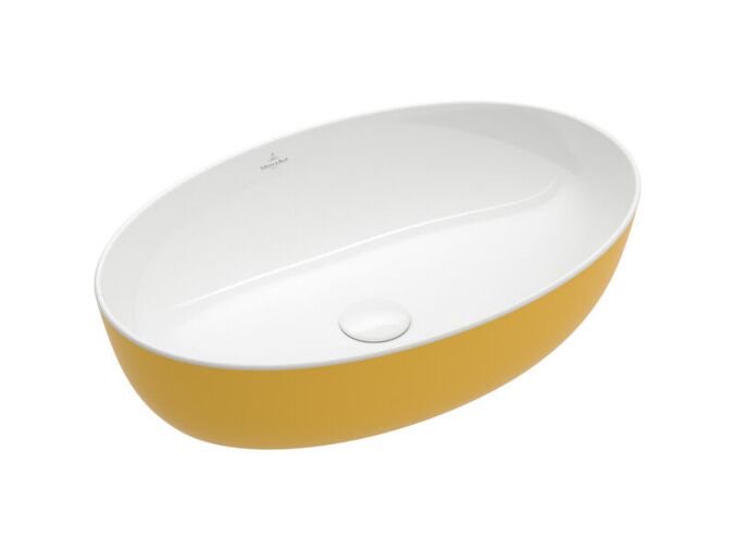 Villeroy & Boch Artis umyvadlo na desku, 61x41 cm, bez přepadu, Indian Summer
