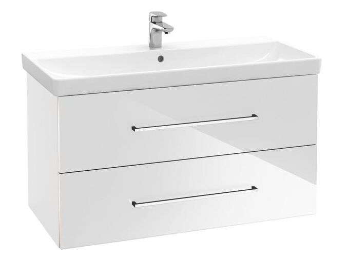 Villeroy & Boch Avento skříňka pod umyvadlo, 78x45,2x51,4 cm, 2x zásuvka, Crystal White