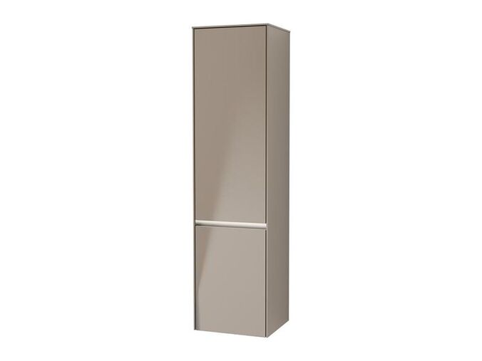 Villeroy & Boch Collaro vysoká skříňka s osvětlením 40,4x153,8x34,9 cm, panty vpravo, Truffle Grey