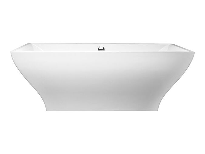 Villeroy & Boch LA BELLE vana do prostoru, bez spoje, odpad a přepad chrom, 1800x800mm, bílá