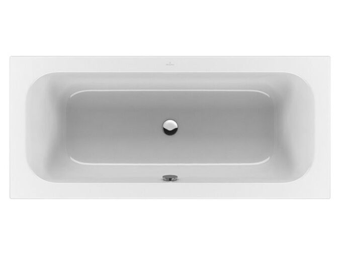 Villeroy & Boch Loop & Friends Duo vana s hranatým vnitřkem 180x80cm, bílá