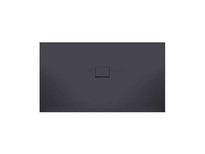 Villeroy & Boch Squaro Infinity sprchová vanička, montáž do rohu, levou stranou ke stěně 1600x1000x40mm, Anthracite