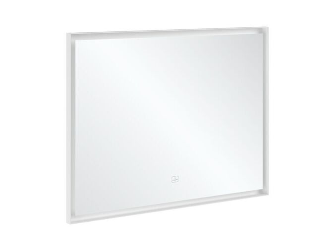 Villeroy & Boch Subway 3.0 zrcadlo s LED osvětlením 100x75x4,75 cm, hliníkový rám