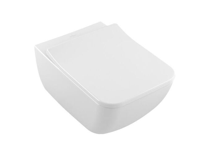 Villeroy & Boch Venticello závěsné WC se SlimSeat sedátkem SoftClosing, DirectFlush, CeramicPlus, bílá Alpin