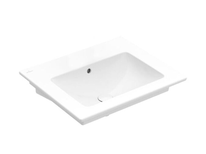 Villeroy & Boch Venticello umyvadlo 60x50 cm, bez otvoru pro baterii, s přepadem, bílá Alpin