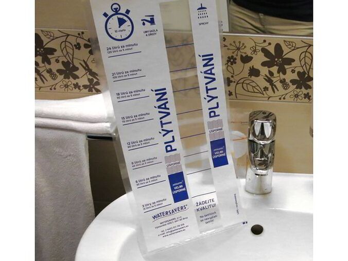 Watersavers OMP orientační měrka průtoku