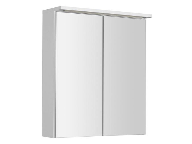 Aqualine KAWA STRIP galerka s LED osvětlením 60x70x22cm, bílá