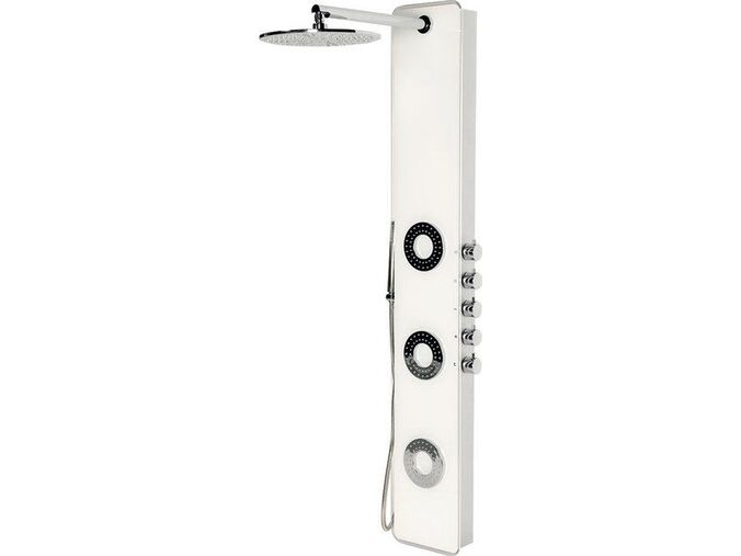 Sapho IDESK sprchový panel 1550x250mm, bílé sklo
