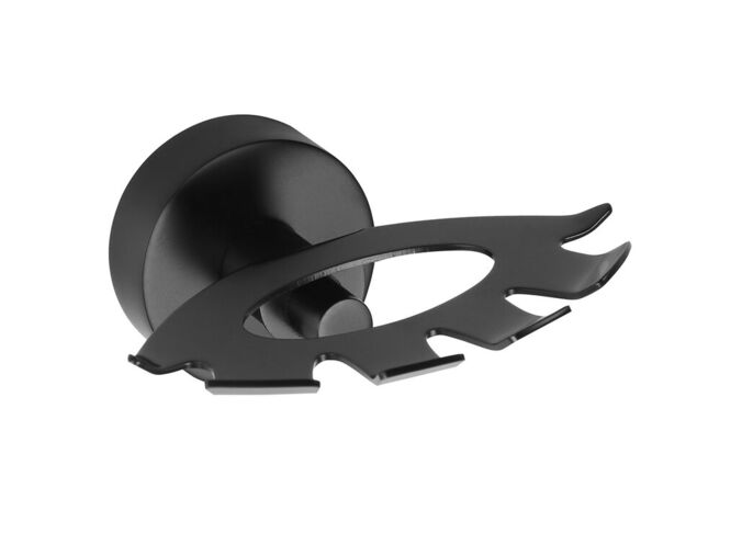 Sapho X-ROUND BLACK držák kartáčků, černá