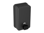 Sanela Nerezový dávkovač tekutého mýdla 1,2 lt, černý SLZN 39V