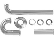 Duravit umyvadlový trubkový sifon 300mm, chrom