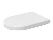 Duravit Starck 3 WC sedátko, prodloužené, závěsy ušlechtilá ocel, bez SoftCloce