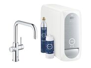 Grohe Blue Home Dřezová baterie Connected, s chladícím zařízením a filtrací, chrom