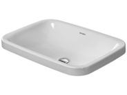 Duravit DuraStyle zápustné umyvadlo 600x430mm bez přepadu, bez otvoru pro baterii