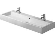 Duravit Vero umyvadlo 1200x470mm s přepadem, 2 otvory pro baterii