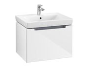 Villeroy & Boch Subway 2.0 Umyvadlová skříňka, 587x420x454 mm, 1 zásuvka, Glosy White