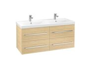 Villeroy & Boch Avento Umyvadlová skříňka, 1180x514x452 mm, 4 zásuvky, Nordic Oak