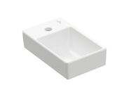 Villeroy & Boch Avento Umývátko 360x220 mm, bez přepadu, otvor pro baterii vlevo, CeramicPlus, Stone White