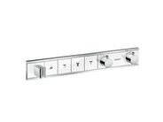 Hansgrohe RainSelect Baterie pod omítku pro 4 spotřebiče, bílá/chrom