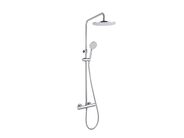 Kielle Oudee Sprchový set s termostatem, 228 mm, 3 proudy, chrom