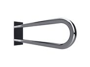 Bemeta Help Podpěrné madlo ve tvaru U 600 mm, nerez, lesk, s krytkou