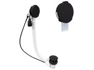 Polysan MARBLE vanová souprava s napouštěním, bovden, délka 800mm, černá mat