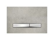 Geberit Sigma50 ovládací tlačítko, pro 2 množství splachování, dekor betonu/chrom