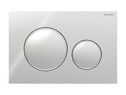 Geberit Sigma20 ovládací tlačítko, pro 2 množství splachování, chrom lesk/chrom mat