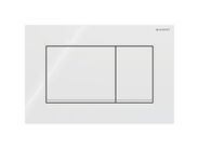 Geberit Sigma20 ovládací tlačítko, pro 2 množství splachování, bílá/bílá matná