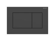 Geberit Sigma20 ovládací tlačítko, pro 2 množství splachování, lakováná černá matná easy-to-clean/černá