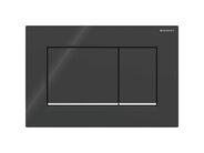 Geberit Sigma20 ovládací tlačítko, pro 2 množství splachování, černá/chrom lesk