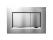 Geberit Sigma20 ovládací tlačítko, pro 2 množství splachování, lakovaný chrom mat easy-to-clean/chrom lesk