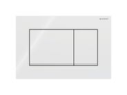 Geberit Sigma20 ovládací tlačítko, pro 2 množství splachování, bílá/chrom lesk