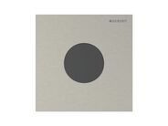 Geberit Typ 40 Round ovládání splachování pisoáru s elektronickým spuštěním splachování, napájení ze sítě, nikl kartáčovaný, easy-to-clean