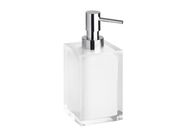 Bemeta Vista dávkovač tekutého mýdla 250 ml, chrom/bílá