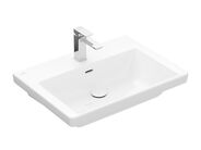 Villeroy & Boch Subway 3.0 Umyvadlo 650x470 mm, s přepadem, otvor pro baterii, CeramicPlus, Stone White