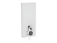 Geberit sanitární modul pro stojící WC, 114 cm, spodní přívod vody, čelo bílé sklo hlazené