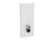 Geberit sanitární modul pro závěsné WC, 114 cm, spodní přívod vody, čelo bílé sklo hlazené