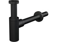 Kielle Sifony Umyvadlový sifon, průměr 32 mm, kulatý, kov, matná černá