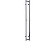 Bemeta Otopná tělesa Elektrický sušák ručníků 1180 mm, tyč, 61W, nerez, černá