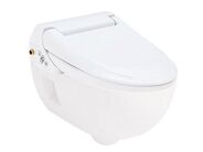 Geberit AquaClean 4000 závěsné WC vč. sedátka 50,5 cm, hluboké splachování, Rimfree, alpská bílá