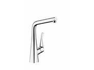 Hansgrohe Metris New Dřezová baterie sklopná pod okno, chrom