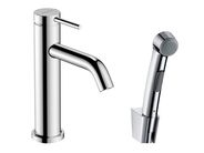 Hansgrohe Tecturis S Umyvadlová baterie s výpustí Push-Open a bidetovou sprškou, EcoSmart, chrom