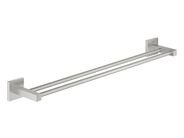Grohe QuickFix Start Cube Dvojitý držák na ručníky, supersteel