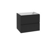 kielle Oudee Skříňka pod umyvadlo, 60x55x46 cm, 2 zásuvky, matná černá