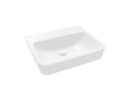 Villeroy & Boch O.novo Umyvadlo na desku, 550x460 mm, bez přepadu, bez otvoru pro baterii, alpská bílá