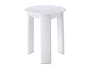 Gedy TRIO koupelnová stolička, průměr 33x40cm, bílá