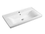 Aqualine SAVA 80 keramické umyvadlo nábytkové 80x46cm, bílá