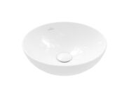 Villeroy & Boch Loop&Friends Umyvadlo na desku, průměr 380 mm, bez přepadu, CeramicPlus, Stone White