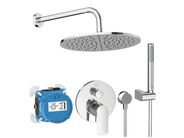Ideal Standard CeraTherm Sprchový set s baterií pod omítku, s tělesem, průměr 30 cm, chrom